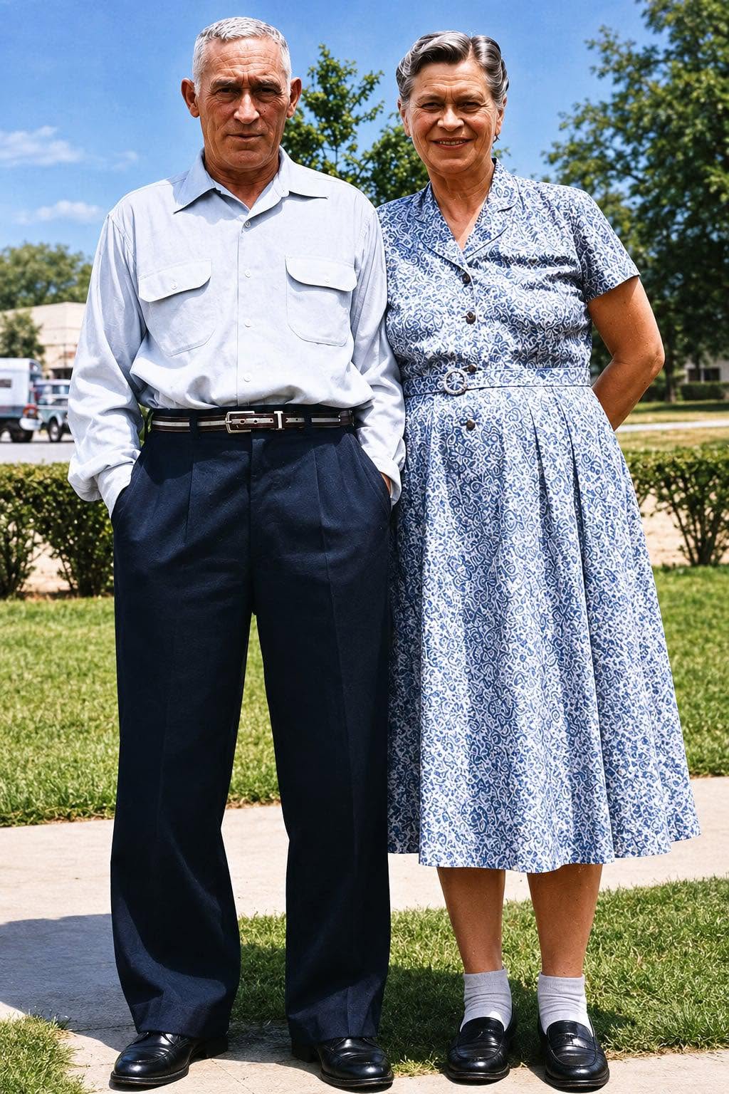 Restored family photograph example